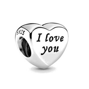 Pandora Heart-Shaped Sterling Silver Charm